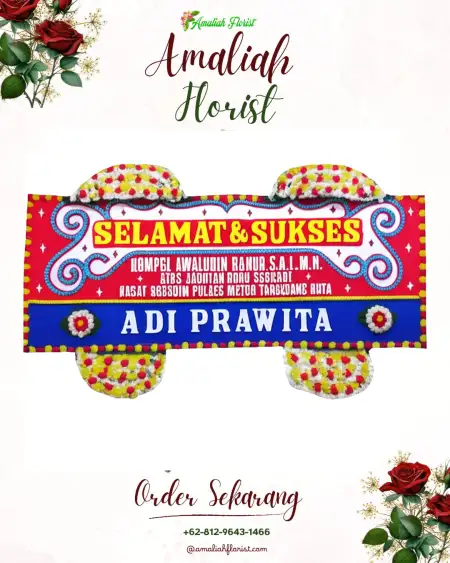 Papan Bunga Ucapan Selamat manjahlega